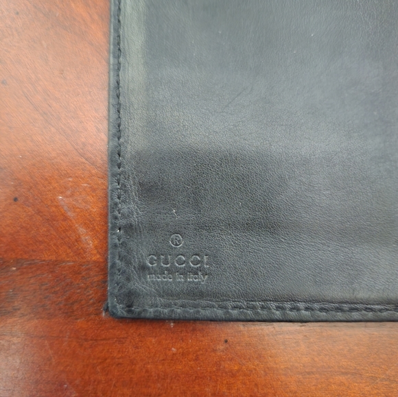 Gucci Vintage Black Snake Skin Continental Wallet - Picture 7 of 8